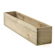 PLANTER WOODLAND 4"H 20X4"O NAT