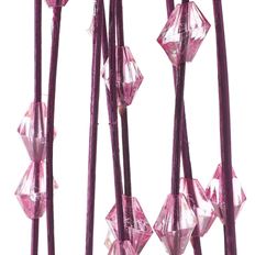 MIDOLLINO BEADED PLUM 44" BUNC
