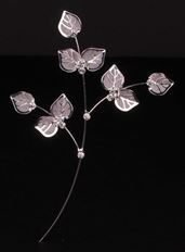 BUTTON IVY LEAVES DAZZLE