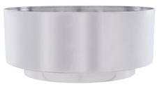DESIGN BOWL 3.75"H 8.5"O SILV