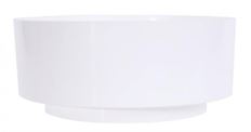 DESIGN BOWL 3.75"H 8.5"O WHITE