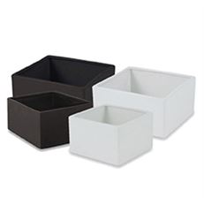 POTTERY 4"H 6X6"O BLACK MATTE