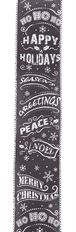CHRISTMAS BOARD 40 BLACK/WHITE 10YD