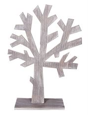 TREE 31.5" SILHOUETTE IN WOOD BASE