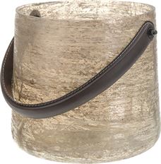 TEALIGHT WITH HANDLE GOLD