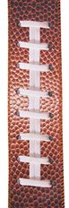 FOOTBALL 40X10Y BROWN RIBBON