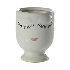 CELFIE VASE 2.75X3.5" WHITE
