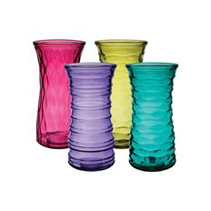 ROSE VASE 8.5" LOLLIPOP 12/CS