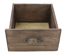LIBRARY DRAWER PLANTER 9X9X5