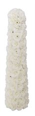 CONE ROSE 23" BRIDAL WHITE 110 HEAD
