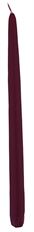 CANDLE TAPER 12" BURGUNDY 12/BOX