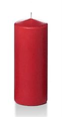 CANDLE PILLAR 2.8X8 RED EVENT