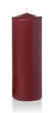 CANDLE PILLAR 3X9 BURGUNDY