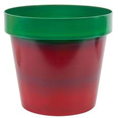 POTCOVER 6" TRAD 5PK RED/GREEN