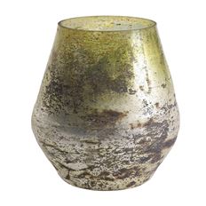 LEVEE VASE 5.5X6.5" MOSS