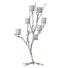 CANDELABRA TREE WILDWOOD 44" SILVER