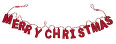 GARLAND MERRY CHRISTMAS 6"