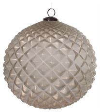 ORNAMENT GLASS BALL 24CM GOLD