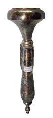 CAST ALUM WALL SCONCE 18" SILVER
