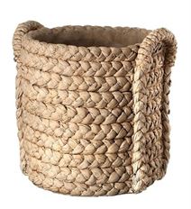 CEMENT POT WEAVE 14" BROWN