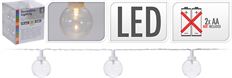 LIGHT CHAIN 10 LED CLEAR 5'