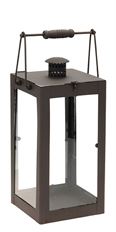 METAL LANTERN SQ MEDIUM