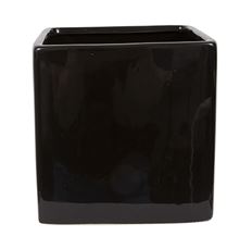 POTTERY SQUARE 6" BLACK