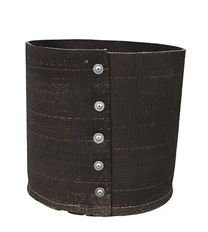 RECYCLED TIRE CYLINDER 12X11" BLK