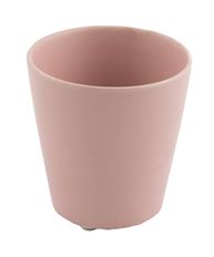 CERAMIC ORCHID POT 14CM MATTE PINK