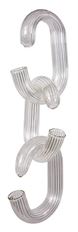 GLASS VASE CHAIN LINK 14CM