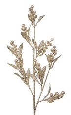BRANCH WINTERBERRY 48" CHAMPAGNE