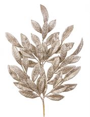 BAYLEAF SPRAY GLITTER 23" ROSE GOLD