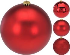 ORN BALL VP 180MM ASST RED
