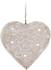 HEART HANGING 20CM MIRROR