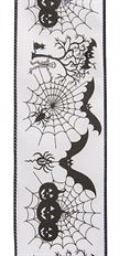RIBBON 2.5" SPIDER/WEB/PUMPKIN/BAT