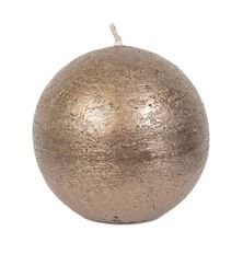 CANDLE SPHERE 10CM GOLD