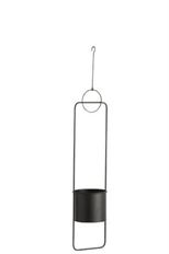 HANGING POT SNLG METAL 17X89CM BLK