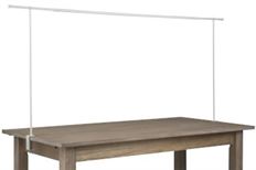 TABLE CLAMP ARMATURE 140X90CM WHT