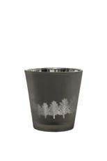 POT CONICAL TREE 7X7CM GREY/GOLD