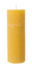 PILLAR CANDLE 7X20CM OCHRE