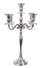 CANDELABRA 22.75"H 15.25"D ALUMINUM
