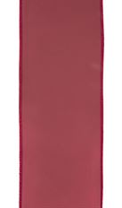 RIBBON METALLIC 4" RED 5YDS
