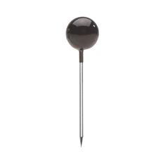 PIN PIXIE ROUND BLACK 100/BOX