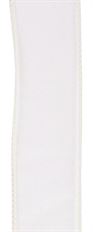 SHEER ORGANZA 1.5" IVORY 50YD