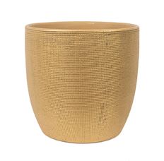 POTTERY ORCHID SHELTER 17CM GOLD