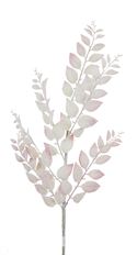 FLOCKED NANDINA SPRAY 32" PNK/GRN