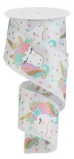 RIBBON 2.5" UNICORN 10YD