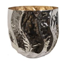 PLANTER METAL 37X33CM GOLD