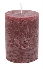 PILLAR CANDLE RUSTIC 6X8CM BURG
