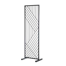 STAND CEREMONY IRON DIAG 77.5" BLK